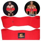 Bench Press Sling Power Weight lifting Training Fitness Increase Strength Push Up Gym Workout (Red, XL) Retail $17.21
