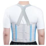 Rib Injury Belt Chest Binder, Chest Brace Chest Compression Suppor Rib Bandage Wrap for Sternum Injuries, Sore or Bruised Ribs Support, Dislocated Ribs Protection, Pulled Muscle Pain Retail $23.99