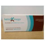 KETO-MOJO Test Strip Combo Pack for Use ONLY with The New GK+ Meter | 60 Blood Glucose + 60 Blood Ketone (120ct) Retail $59.99
