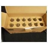 COLWATT 12-Pack E12 Incandescent Candle Light Bulb 60W Warm White 2500K, 650 Lumen