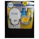 Febreze Plug Odor-Fighting Air Freshener Kitchen Lemon Scent  Starter Kit & 1 Refill  0.87 fl oz - Retail: $7
