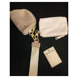 Grayson Smile Dual Pouch Wristlet Beige - Retail: $10