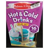 Melissa & Doug Hot & Cold Drinks Play Set, Pretend Play Food - Retail: $20
