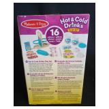 Melissa & Doug Hot & Cold Drinks Play Set, Pretend Play Food - Retail: $20