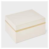 One Drawer Organizer Jewelry Box - A New Dayâ¢ Cream: MDF Storage, 18+ Age, 9.1\"x6.5\"x4.5\" - Retail: $25
