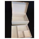 One Drawer Organizer Jewelry Box - A New Dayâ¢ Cream: MDF Storage, 18+ Age, 9.1\"x6.5\"x4.5\" - Retail: $25