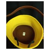 Circular Rope Decorative Easter Basket Bee Brown/Yellow - Spritzâ¢ - Retail: $10