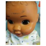 14\" Boy Baby Doll - Dark Brown Hair + Brown Eyes - Gigglescapeâ¢ - Retail: $10