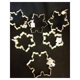 6 Medium Christmas Snowflake Cookie Cutter White - Wondershopâ¢: Stainless Steel, Christmas Baking Kitchen Item - Retail: $12