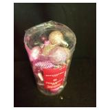 Pink Christmas Holiday Bundle - Plush Stocking and Ornaments - Retail: $15