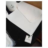 White Bathroom Storage Set with Paper Towel Holders - Retail: $24