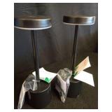 Modern Outdoor LED Desk Lamps Set of 2 - Retail: $45