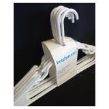 Brightroom Hangers Set10 White Plastic8 Gray  - Retail: $12