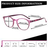 NORPERWIS 3 Pairs Reading Glasses - Standard Fit Spring Hinge Readers Glasses for Men and Women (Black Blue Brown, 3.00) - Retail: $16