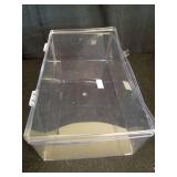 Clear Plastic Storage  Boxes Set - Retail: $15