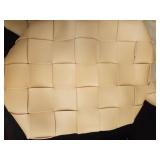 Designer Woven Leather Baskets Set - Retail: $25