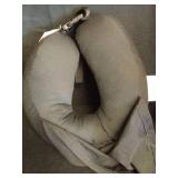 Black Travel Pillow with Hood to shield light from your face.  - Retail: $15