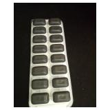 Kitchen Ice Cube Tray with Blue Floral Tea Towel Set - Retail: $6
