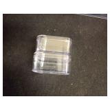Clear Acrylic Display Cases Set of 5 - Retail: $16