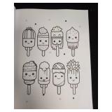 Kawaii Coloring Book - Cakes & Candy Edition - Retail: $8
