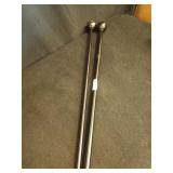 Black Ball- Ends curtain Rod - Retail: $25