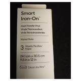 Cricut Joy Xtra 9.5\"x12\" Smart Iron-on Classics Sampler: Multicolored Craft Cutting Material, 3 Sheets, Compatible with Cricut - Retail: $14