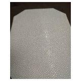Luxury Octagonal Jewelry Box in Gray Shagreen - Retail: $10
