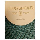 Polyround Charger Placemat Blue - Thresholdâ¢: Traditional Round Table Mat, 15\" Basket Weave, Spot Clean - Retail: $16