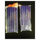 2 Sets of Annie International Soft Twist Hair Rollers - 10ct in each package -  Purple - Retail: $12