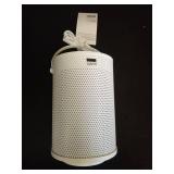 Mesh Solar and Rechargeable USB LED Outdoor Lantern White - Room Essentialsâ¢ - Retail: $15