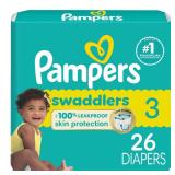 Pampers Swaddlers Sensitive Disposable Diapers - Size 3 - 26ct - Retail: $10