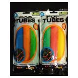 LED Pop Tubes Fidget Toy Set 2 Sets of 3 each - Retail: $20