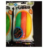 LED Pop Tubes Fidget Toy Set 2 Sets of 3 each - Retail: $20
