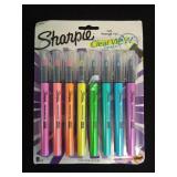 Sharpie Clear View Highlighter  Pocket Highlighter  Assorted  8 Count - Retail: $1,291
