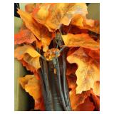 Remote Control&Timer-2 Pack 4 Ft Prelit Lighted Fall Maple Tree Thanksgiving Fall Decorations for Home, 3D Patented Pumpkin Lights Acorn 96 LEDs 8 Mode Halloween Thanksgiving Decor Porch Party Outdoor