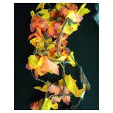 Fall Decor, 6FT Fall Garland with Lights, Artificial Fall Decorations for Home Thanksgiving Decorations Festivals Indoor and Outdoor Decorations-1PcsBulbs Need Checked  - Retail: $268