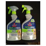 Bissell PET PRO OXY Stain Destroyer for Carpet and Upholstery, 22 oz, 2 pack, 17739 - Retail: $18