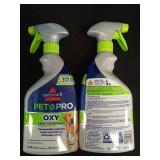 Bissell PET PRO OXY Stain Destroyer for Carpet and Upholstery, 22 oz, 2 pack, 17739 - Retail: $18
