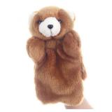 Plush Animal Hand Puppets Toys for Imaginative Pretend Play Storytelling Brown Bear - Retail: $12