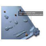 Hoki Found XX-Large Silicone Pet Feeding Mats - Non Slip Cat Dog Bowl Mats - Waterproof, Gray (28