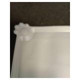 Hoki Found XX-Large Silicone Pet Feeding Mats - Non Slip Cat Dog Bowl Mats - Waterproof, Gray (28