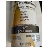 Rust-Oleum 271473 Universal All Surface Metallic Spray Paint, 11 oz, Flat Soft Iron - Retail: $12