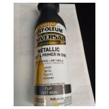 Rust-Oleum 271473 Universal All Surface Metallic Spray Paint, 11 oz, Flat Soft Iron - Retail: $12