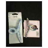 Goody LoveShackFancy Satin Claw Hair Clips Set - Retail: $16