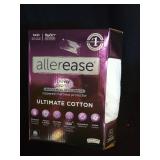 Allerease Twin Ultimate Cotton Waterproof Allergen and Bedbug Barrier Zippered Mattress Protector: Hypoallergenic Encasement - Retail: $36