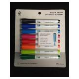 U Brands 8ct Medium Point Dry Erase Markers - Retail: $15