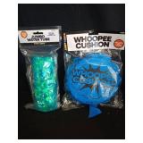 Whoopee Cushion and Jumbo Water Tube Prank Set - Retail: $8