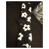 Self Care Essentials Puffy headband, Cuffs, Black Cozy Socks + Sleeping Earplugs  - Retail: $2