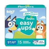 Pampers Easy Ups Bluey Training Underwear - Size 5T6T - 15ct - Retail: $15