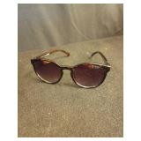 SOJOS Small Round Classic Polarized Sunglasses for Women Men Vintage Style UV400 Lens SJ2113, Tortoise/Gradient Brown - Retail: $13